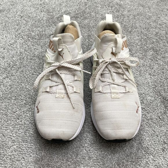 Puma Enzo 2 Soft Foam Athletic Running Shoes Womens 8.5 White 193257-03 Active - Picture 1 of 16